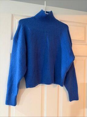 Zara Royal Blue Turtleneck Sweater